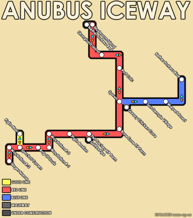 Anubus Iceway Map